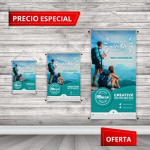Pendones y banner, pendón, pendón publicitario, Pendones