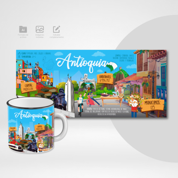 Diseño digital departamento de Antioquia