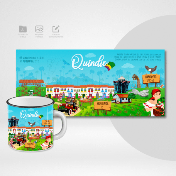 Diseño digital departamento del Quindío